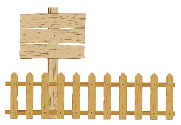 Placas Fazendinha - Fence Clipart Png (612x416), Png Download
