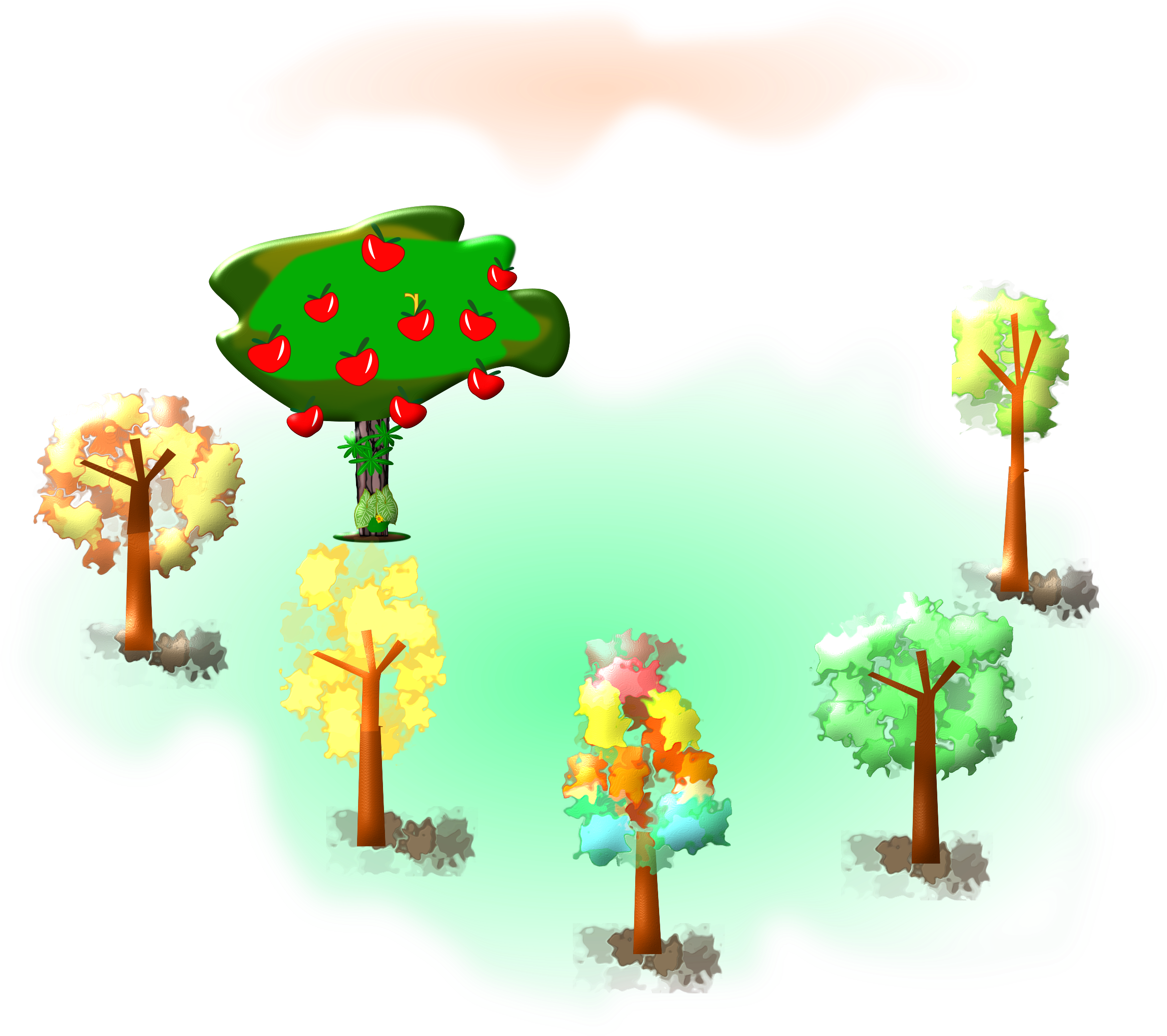 This Free Icons Png Design Of Arvores (2400x2158), Png Download