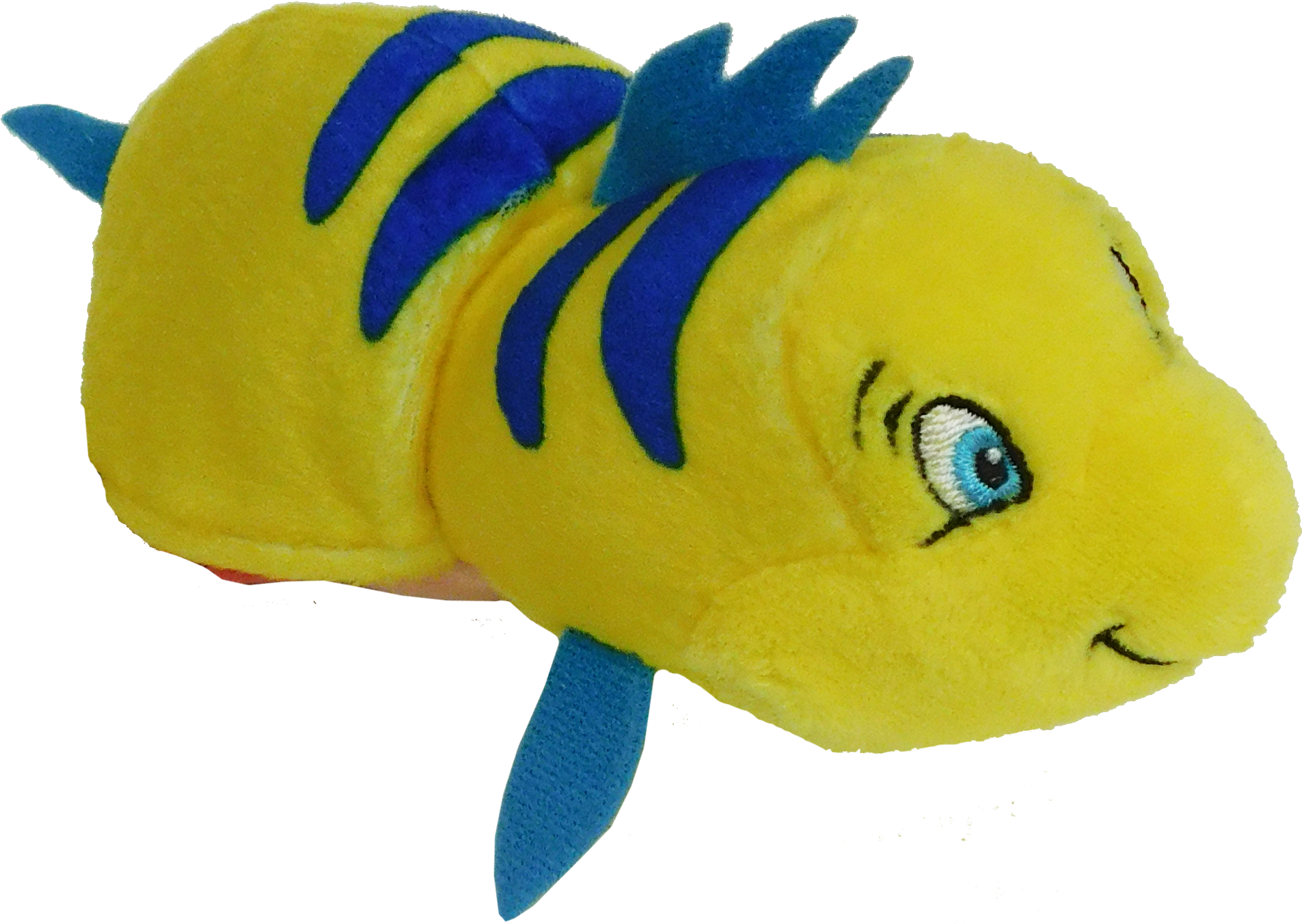 5" Disney Little Mermaid, Flounder To Sebastian Flipazoo - Stuffed Toy (2067x1529), Png Download