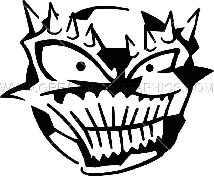 Monster Soccer Ball - Soccer Ball Monster (825x679), Png Download