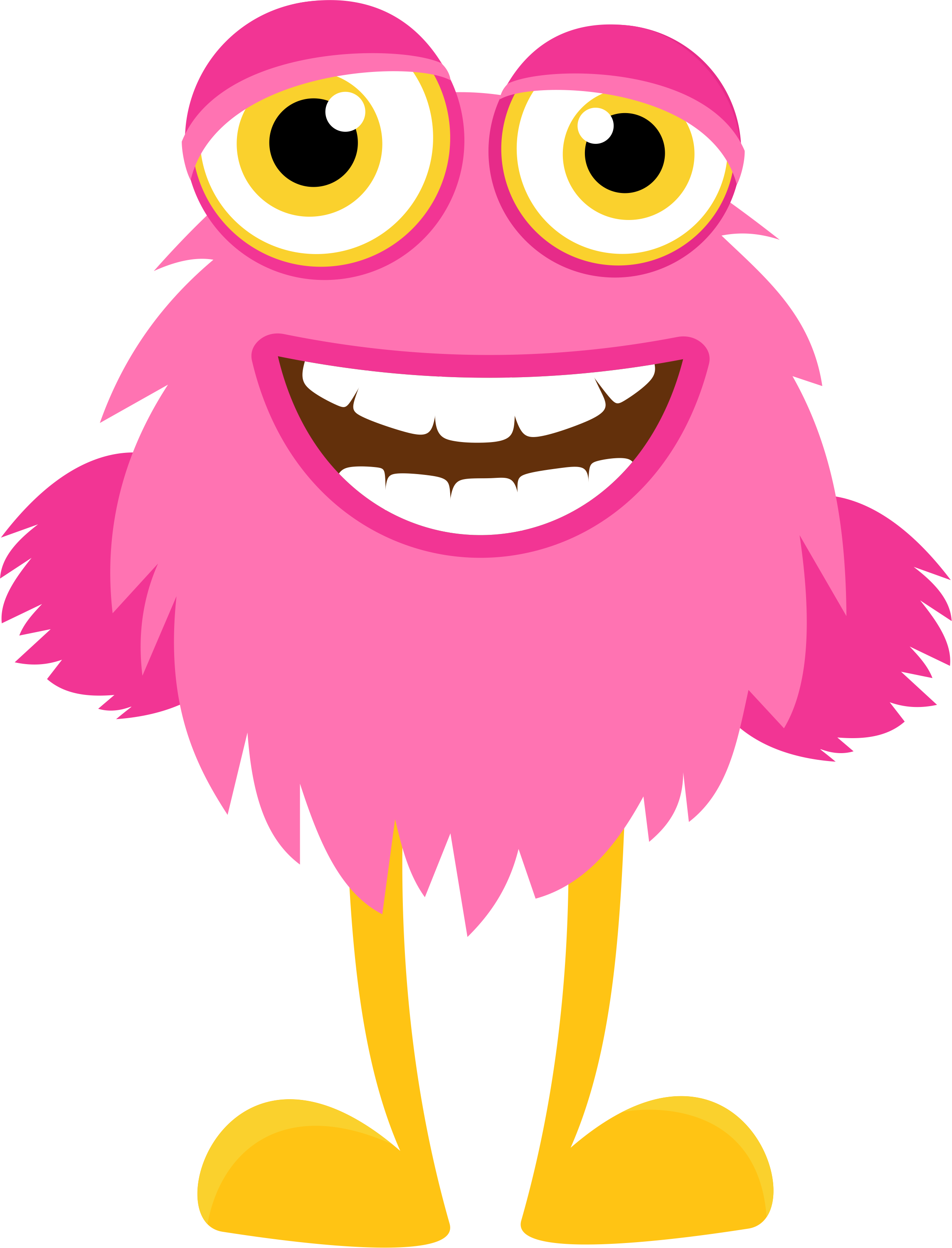 Monster Clipart For Kids - Monstruos (2290x3001), Png Download