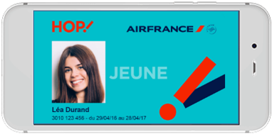 What Is It - Carte Jeune Air France (444x332), Png Download