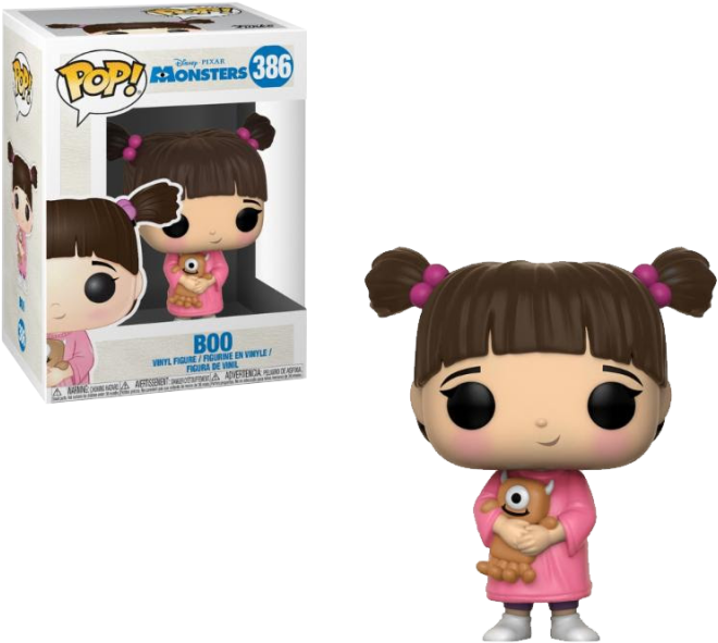 Vinyl Disney Monsters Inc Wave - Boo Funko Pop (800x800), Png Download