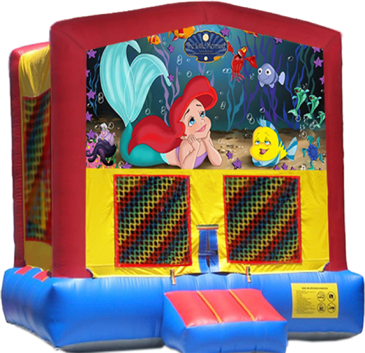 Little Mermaid Modular Bounce House - Descendants Bounce House (750x725), Png Download