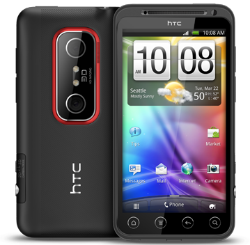 Htc Evo 3d (359x352), Png Download
