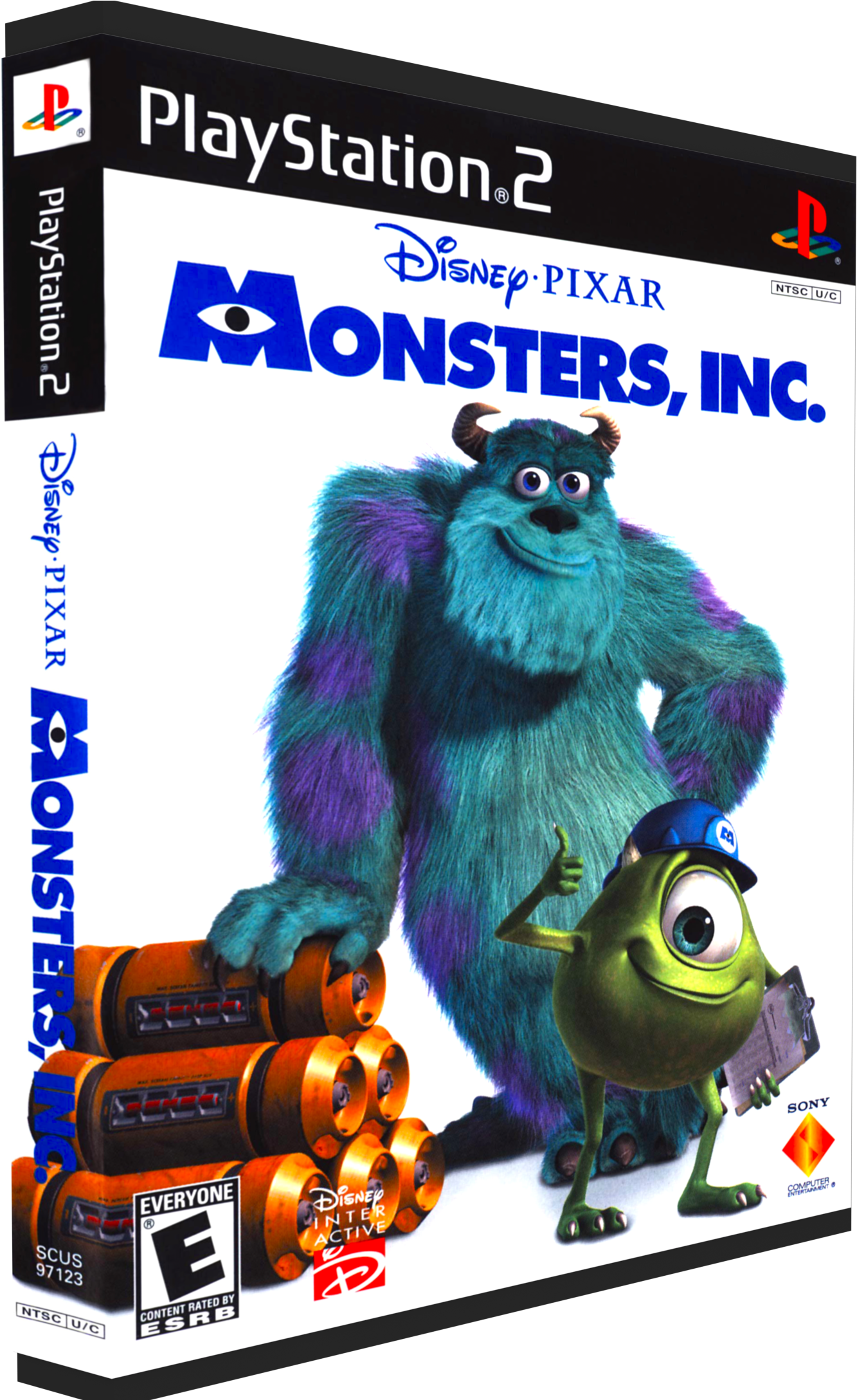 Monsters, Inc - Monsters Inc Playstation 2 Ps2 (1365x2175), Png Download