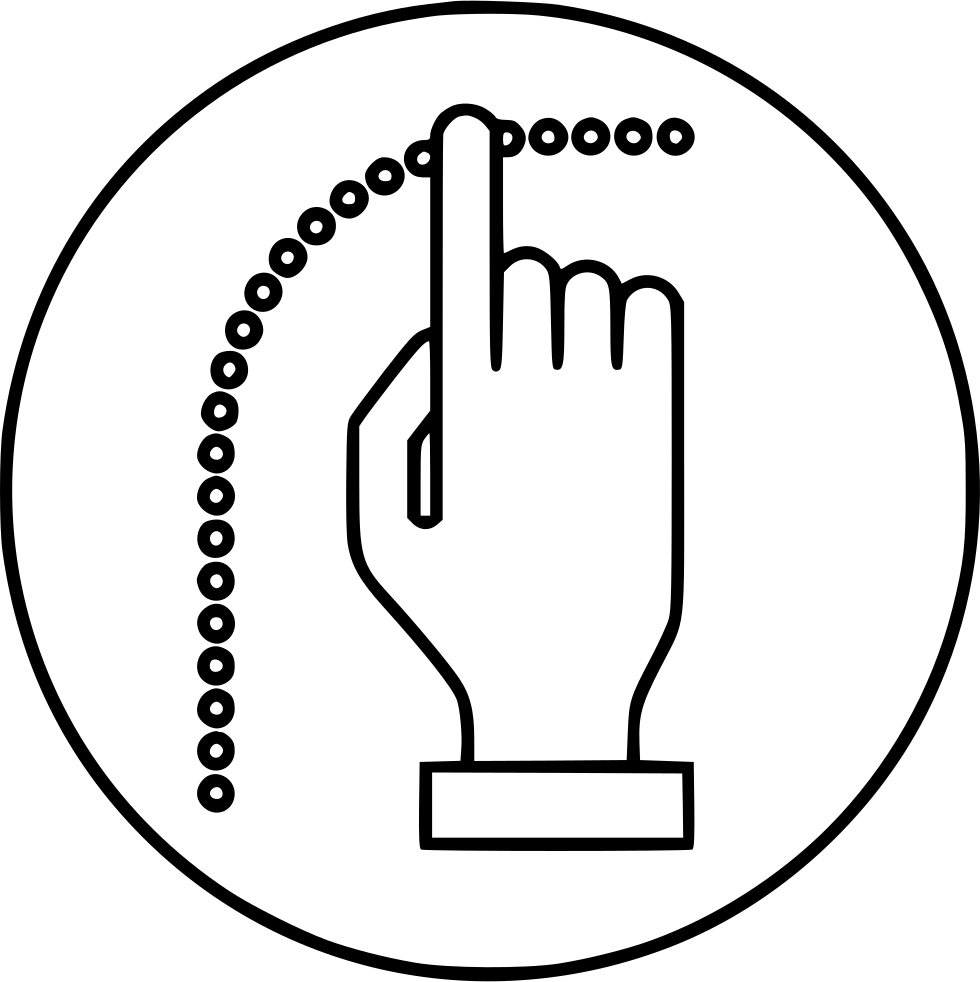 Hand Touch Gesture - Gesture (980x982), Png Download