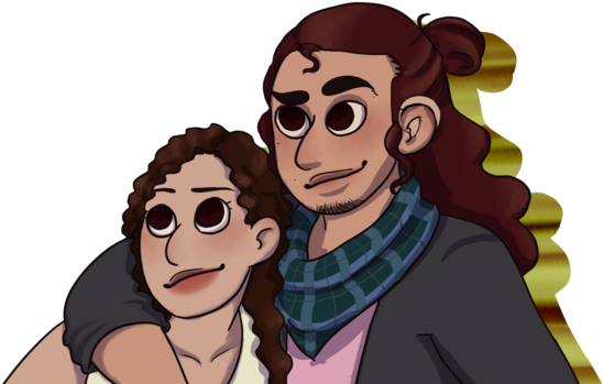 Ask Nina And Lincoln Rosario - Cartoon (640x353), Png Download