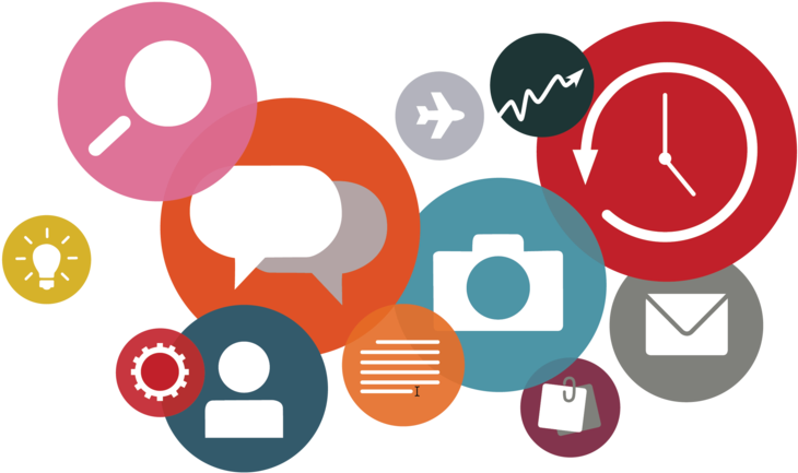 Website-bubbles - Portable Network Graphics (1000x440), Png Download