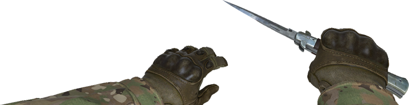 V Knife Stiletto - Counter-strike (1306x336), Png Download