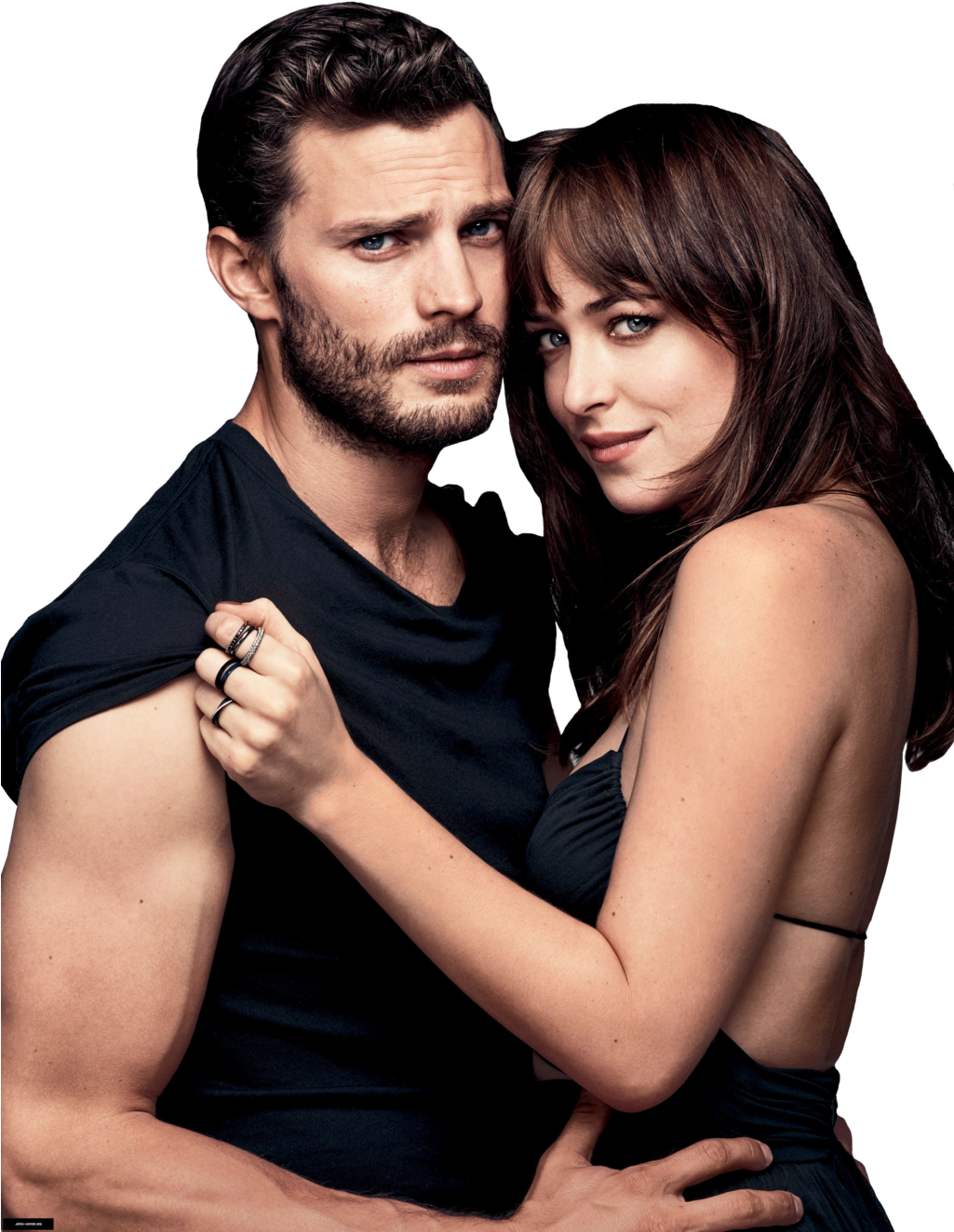 50 Sfumature Di Grigio,nero E Rosso La Trilogia Di - Дакота Джонсон И Джейми Дорнан (1024x1363), Png Download