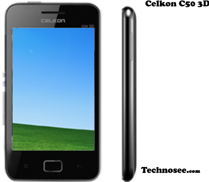 Celkon C50 3d Phone Images - Tech Guide (450x375), Png Download