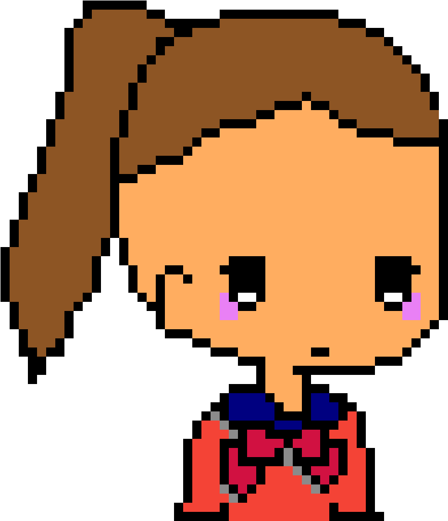 The Sad Kid - Pixel Art (1152x1152), Png Download