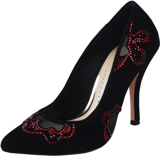 Suede Sharp Toe Stiletto - Basic Pump (768x768), Png Download