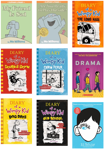 Top Ten Fiction Books For Kids In March 2018 - Library (436x560), Png Download