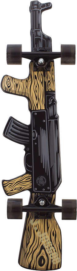 Santa Cruz, Jessee Ak-47 The Sad Truth To This Unique - Trucks Skate Santa Cruz (400x1000), Png Download