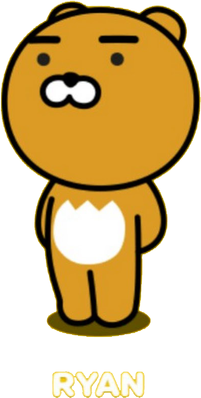 Apeach - Ryan - Tube - Conmuzi - - Transparent Kakao Friends (900x900), Png Download