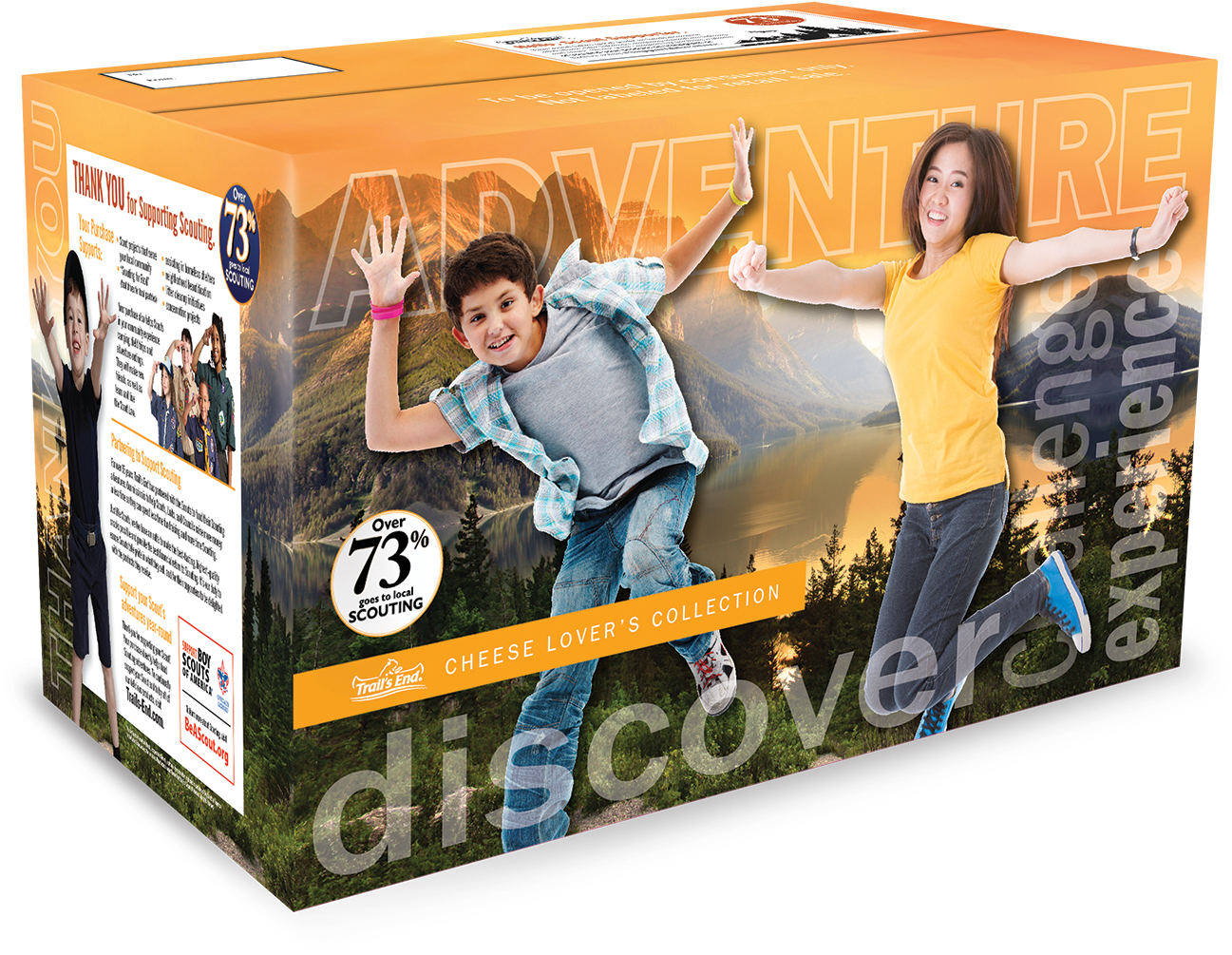 Product Pile Image - Trails End Cheese Lovers (2041x1500), Png Download