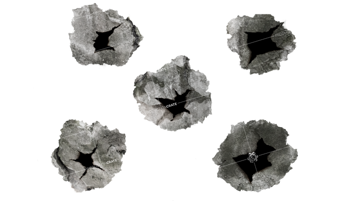 Bullet Hole - Download (720x405), Png Download