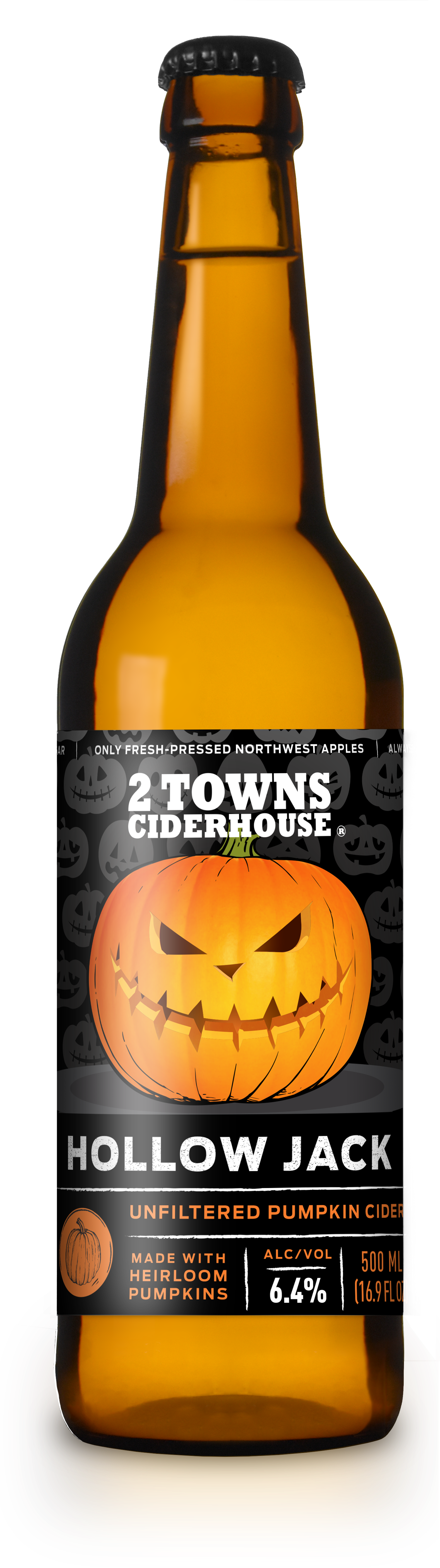 Break Out The Rain Boots And Get Ready To Dive Into - 2 Towns Ciderhouse Hollow Jack (1540x5400), Png Download