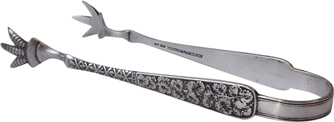 Rogers And Hamilton 1888 Berkshire Silverplate Sugar - Blade (1095x1095), Png Download