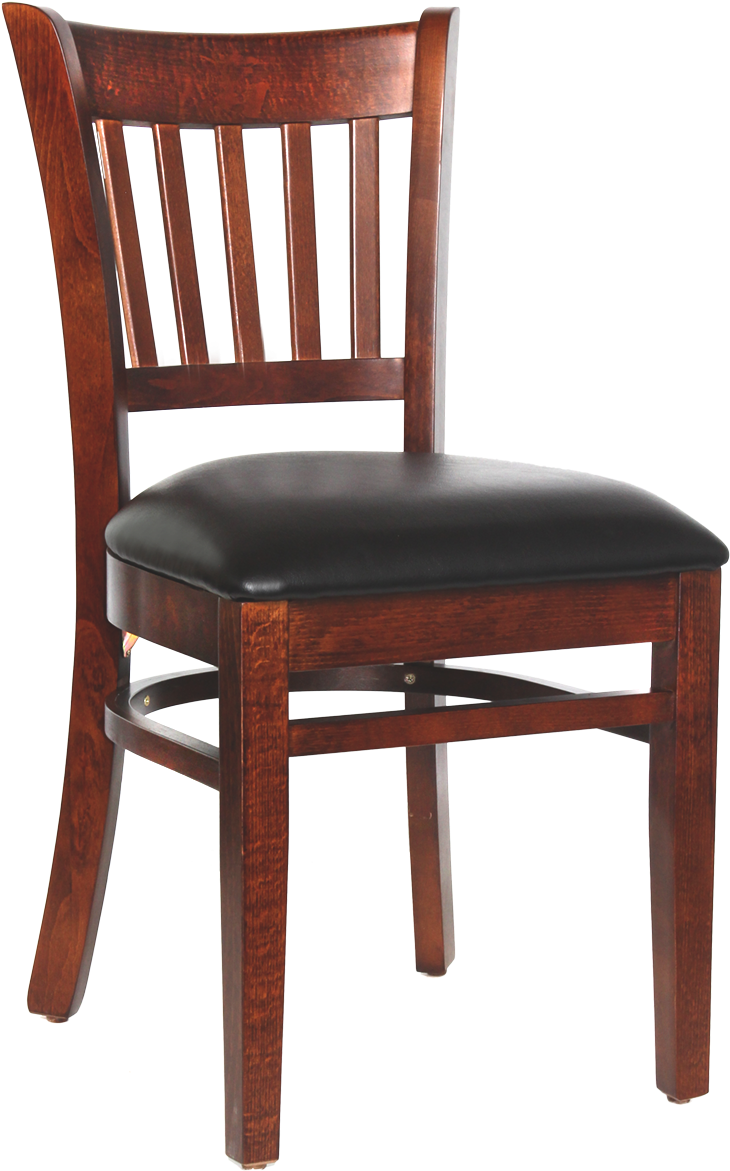Wood Floating Slat Back Chair - Benkel Seating Slatback Side Chair (set Of 2) (1200x1200), Png Download