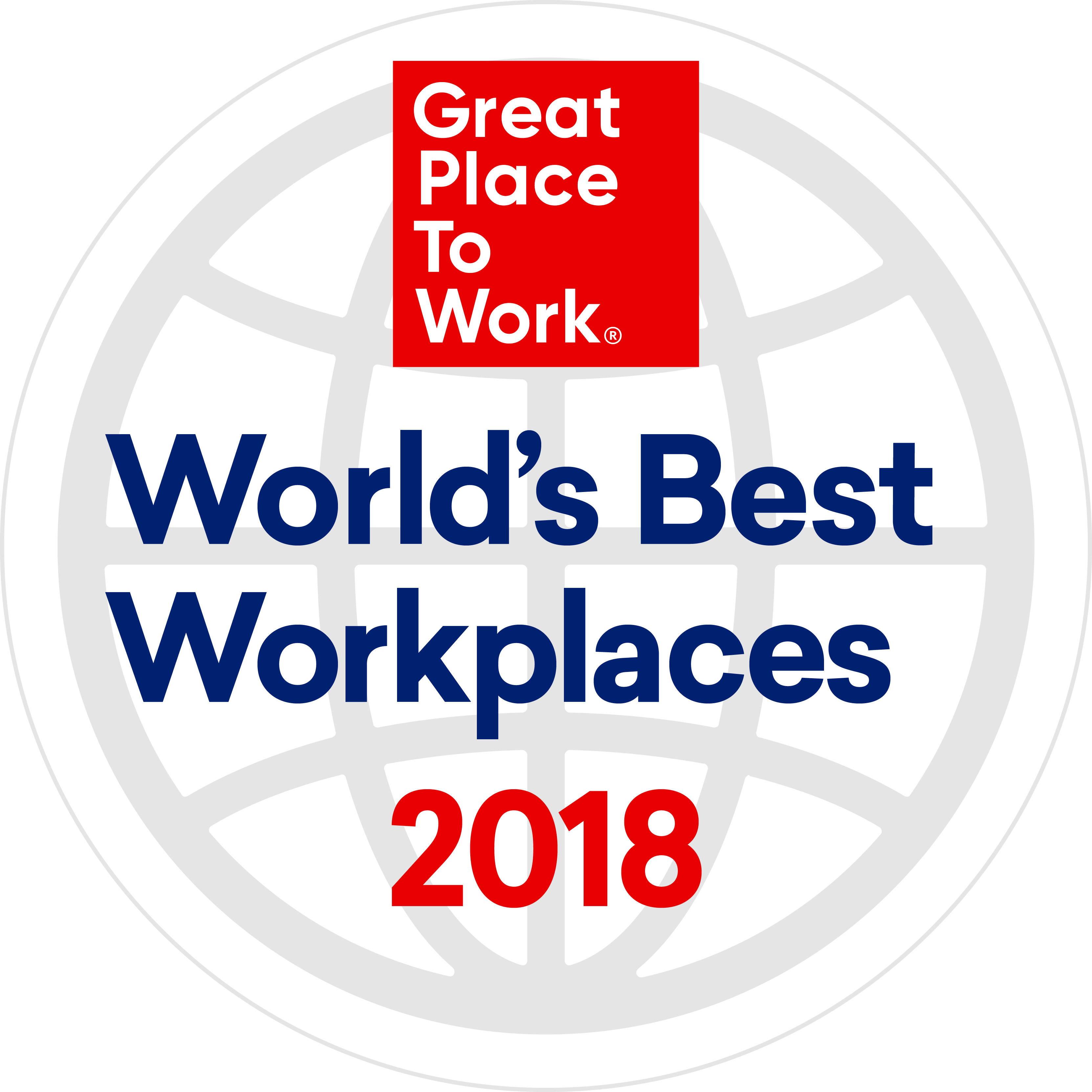 2018 World's Best - World's Best Workplaces 2018 (3325x3325), Png Download