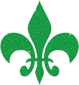 Fleur De Lis Series - Fleur De Lis Transparent Purple (415x415), Png Download
