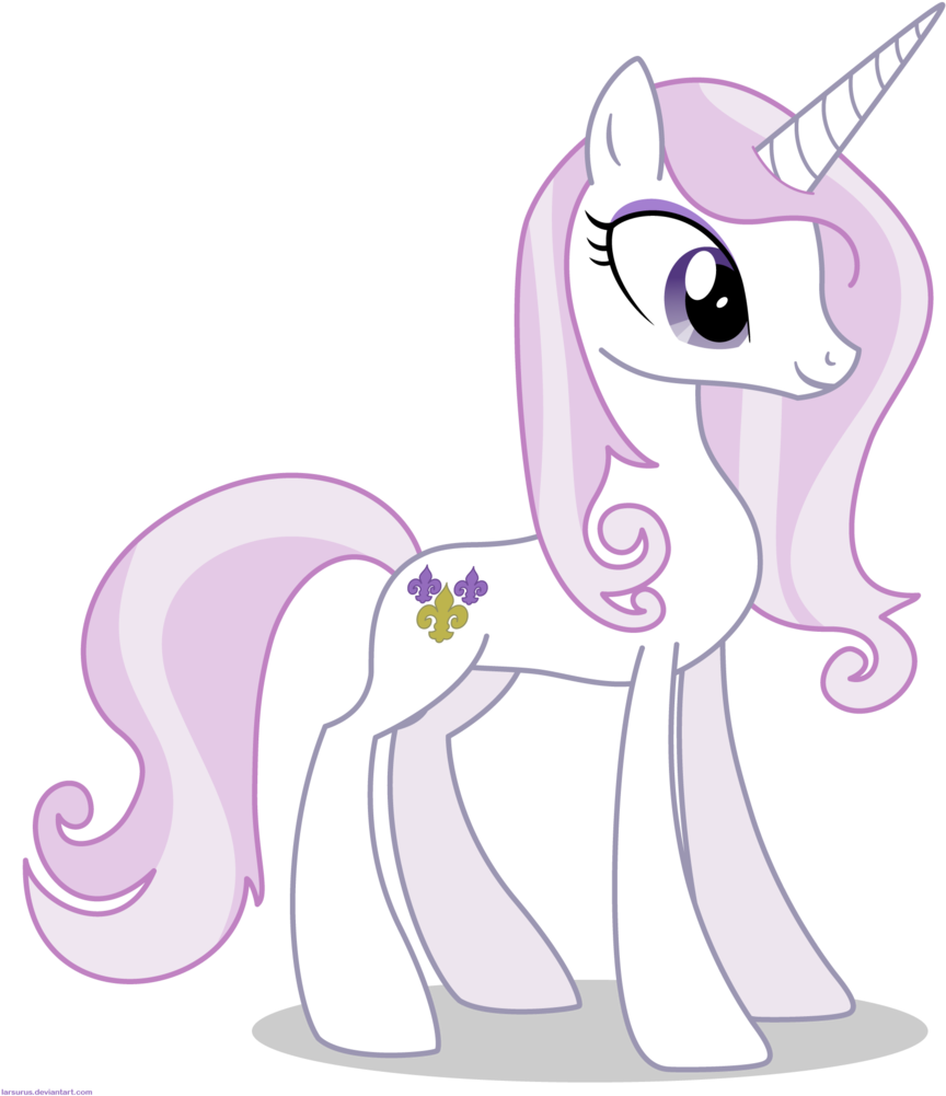 Larsurus, Female, Fleur De Lis, Mare, Pony, Safe, Simple - Fleur De Lis Pony (1024x1024), Png Download