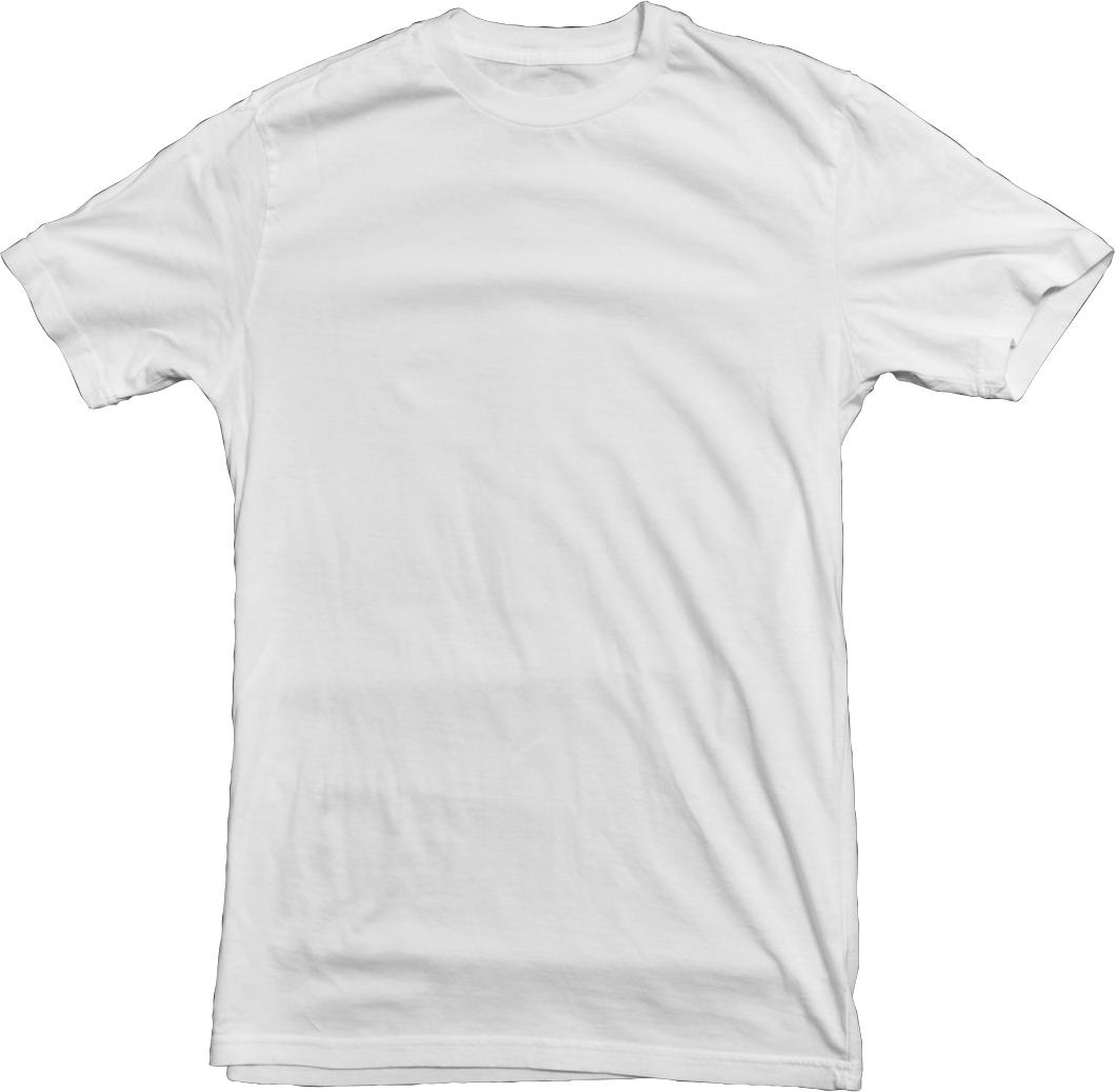White Blank T-shirt - New Found Glory Adventure Time (1059x1037), Png Download