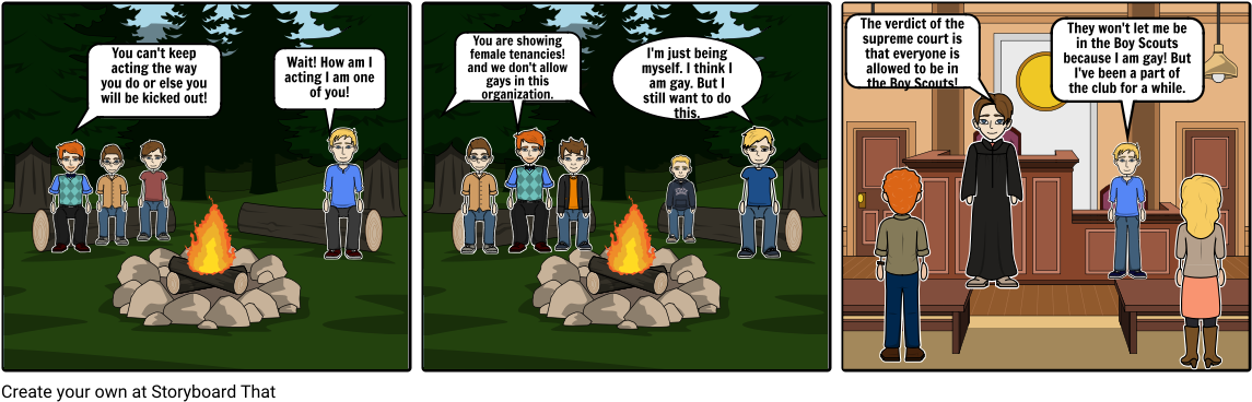 Boy Scouts Of America V - Storyboard (1164x385), Png Download