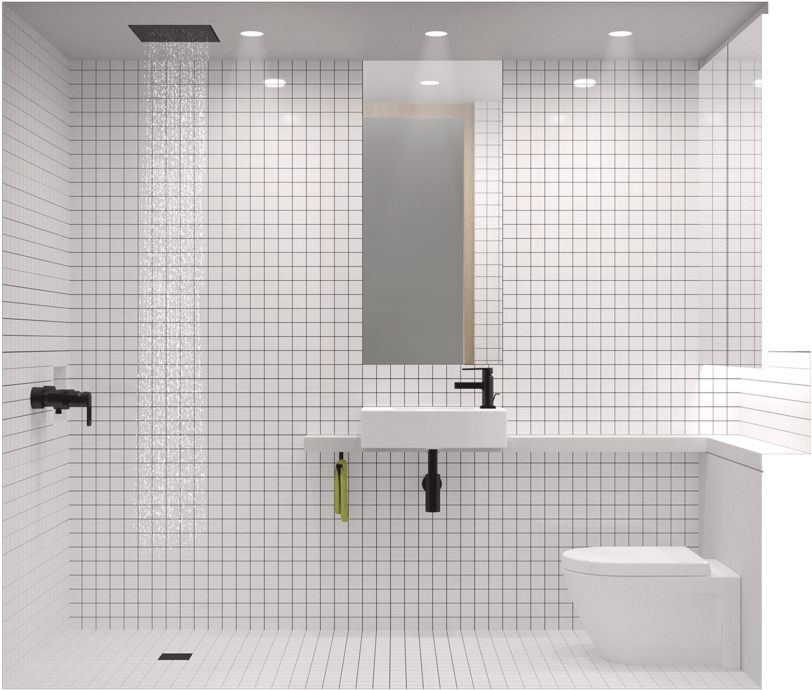 15 003 Image 07 - Bathroom (1000x707), Png Download