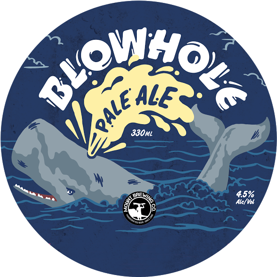Blowhole Pale Ale - Label (591x589), Png Download