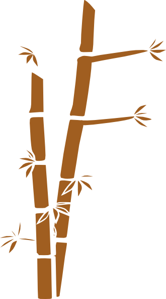 Bamboo 2 Svg Clip Arts 330 X 593 Px (330x593), Png Download