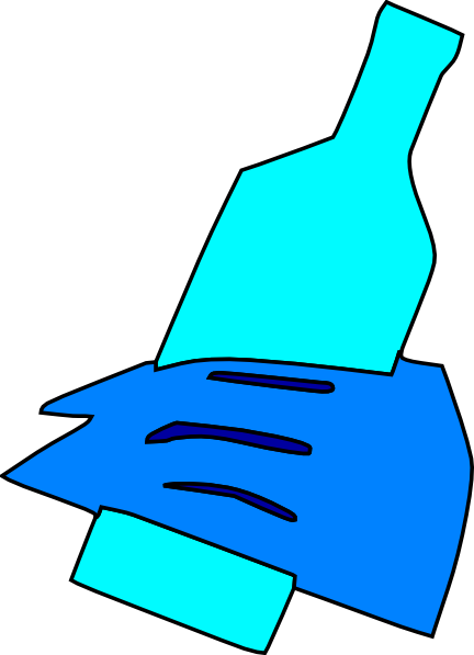 Free Vector Hand Holding Bottle Clip Art - Clip Art (432x597), Png Download