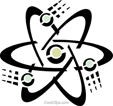 Molécula / Átomo Livre De Direitos Vetores Clip Art - Atomo Vetor Png (480x454), Png Download