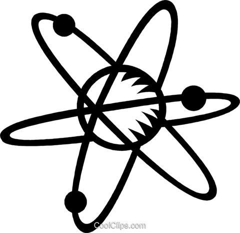 Átomos Livre De Direitos Vetores Clip Art Ilustração - Illustration (480x465), Png Download