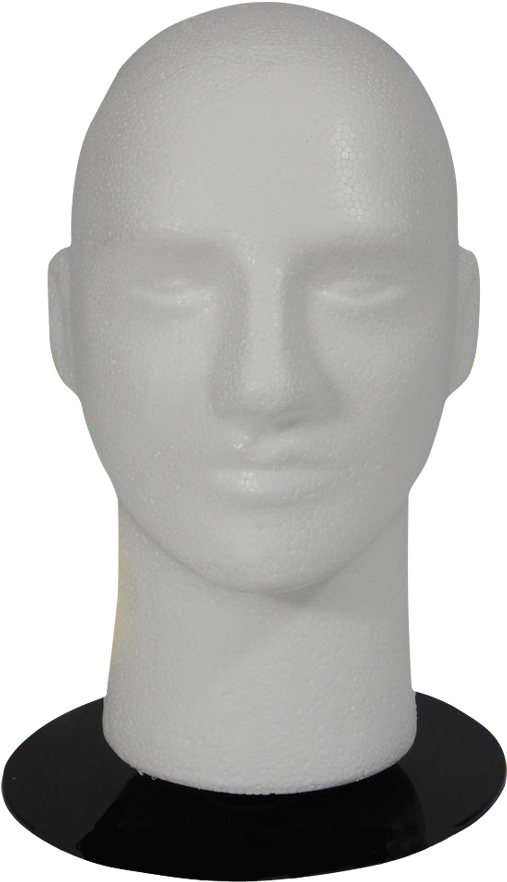 Styrofoam Head Transparent (1000x1000), Png Download