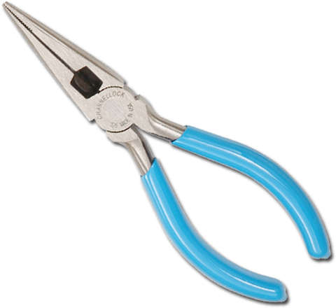 326 Long Nose Plier Pluspng Pluspng - Channellock - 6 In. Long Nose Plier With Side Cutter (500x500), Png Download