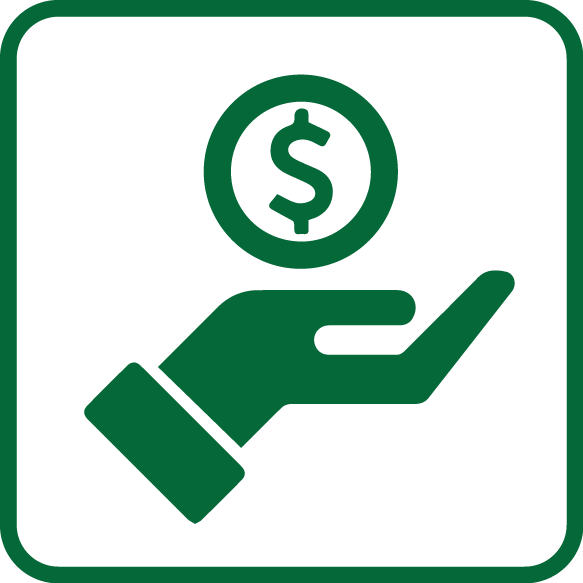 Dale Albertson - Hand With Money Icon (583x583), Png Download