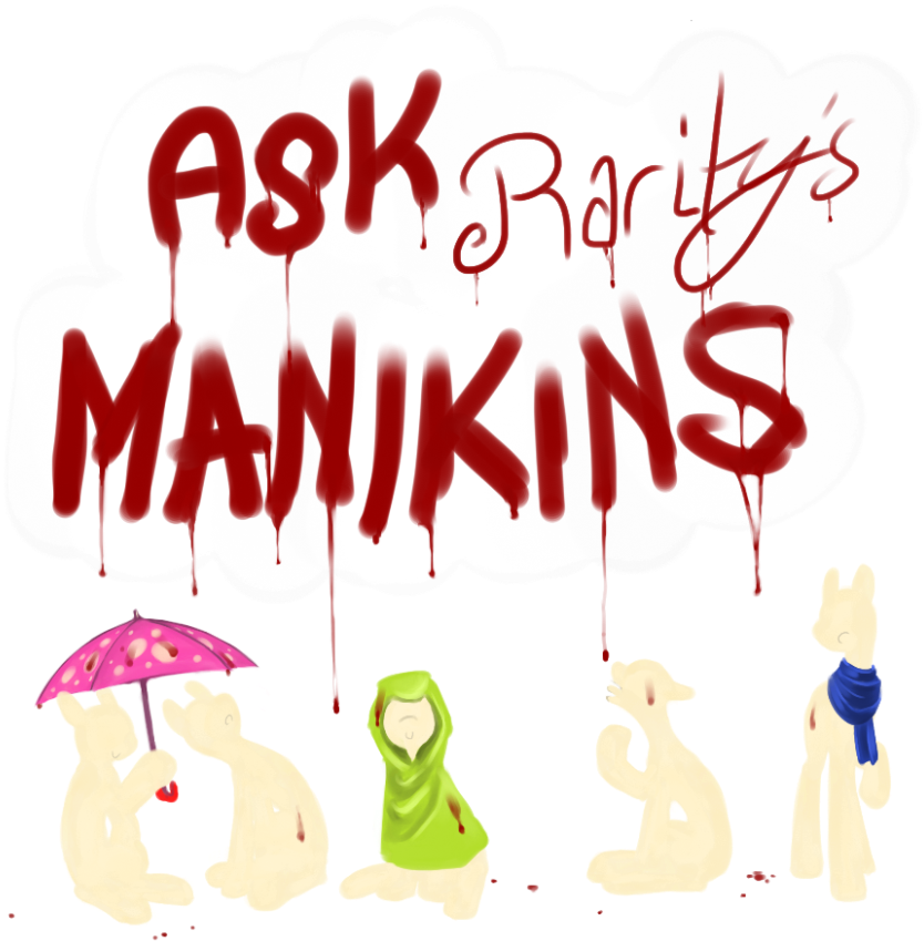 Manikinsheaderklein - Mlp Rarity's Manikins (852x863), Png Download