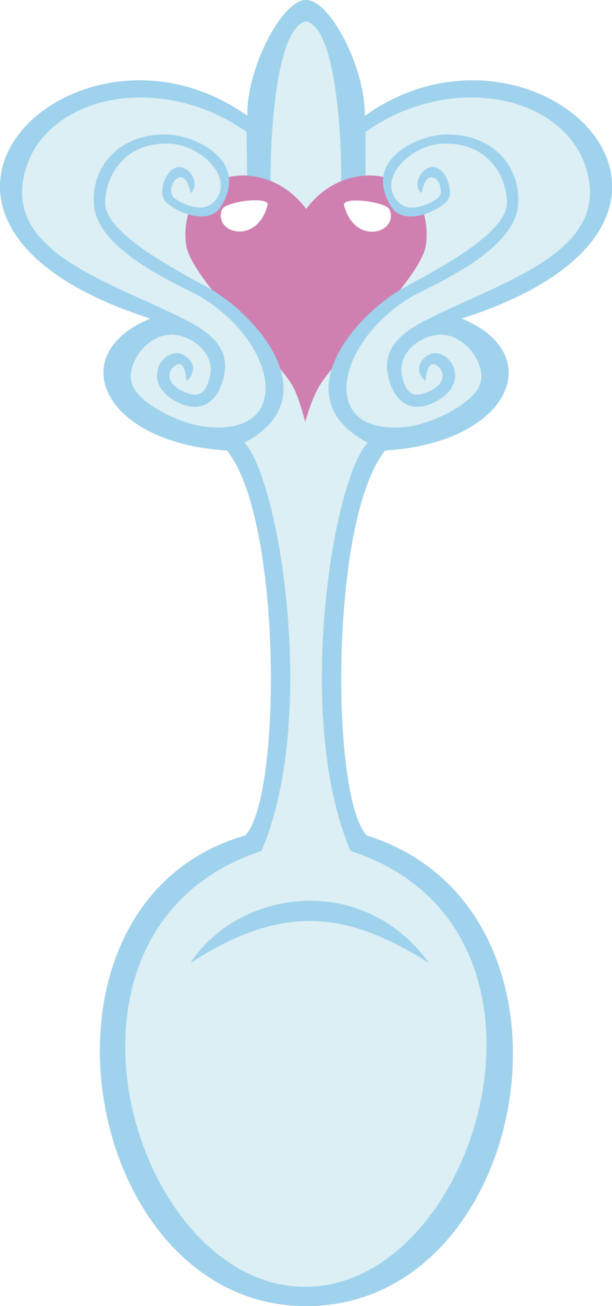 Silver Spoon - Mlp Diamond Tiara Cutie Mark (612x1306), Png Download