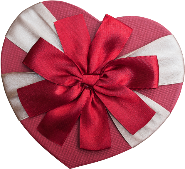 Heart Gift Box - Gift (866x650), Png Download