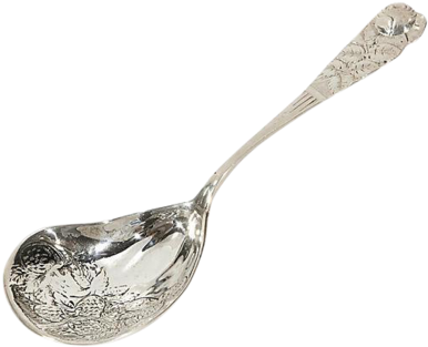 Sterling Silver Strawberry Dessert Spoon - Dessert Spoon (480x327), Png Download