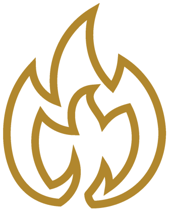 Ccua Banner Logo Flames - Logo (500x431), Png Download