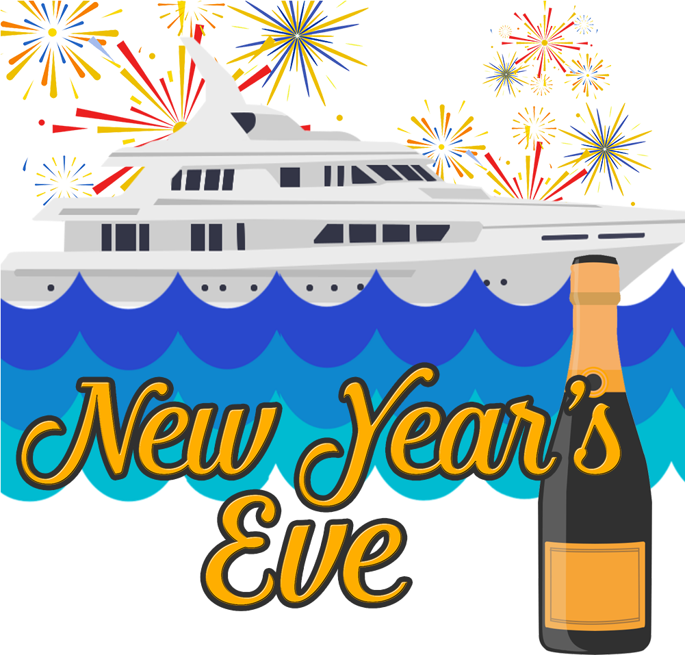 New Years Eve Yacht Party (1000x1000), Png Download