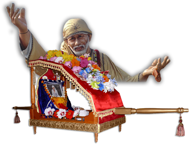Moni Bhai & Party - Sai Baba Palki Yatra (640x471), Png Download