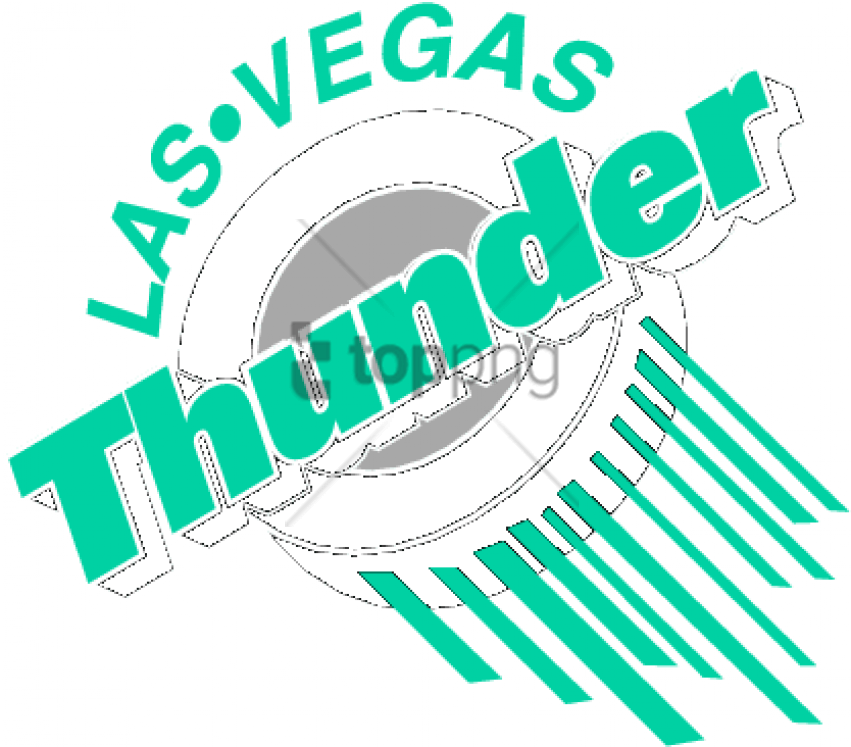 N/a - Las Vegas Thunder Logo (436x383), Png Download