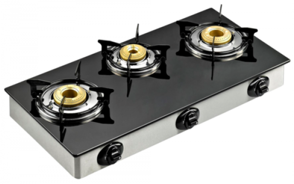 Gas Stove 3 Burner Png (600x600), Png Download