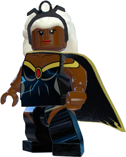 Storm 01 - Lego X Men Storm (522x632), Png Download